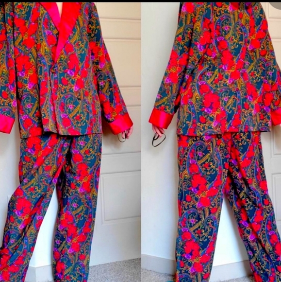 Victoria's secret vintage two piece pajama set, gold label, small - Picture 6 of 10